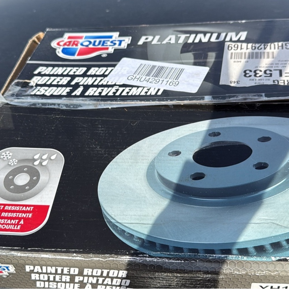 Platinum Painted Rotor - Silver - Picture 3 of 4
